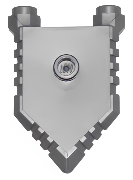 Щит Lego Minifigure, Shield Pentagonal with Grooved Edges 22408